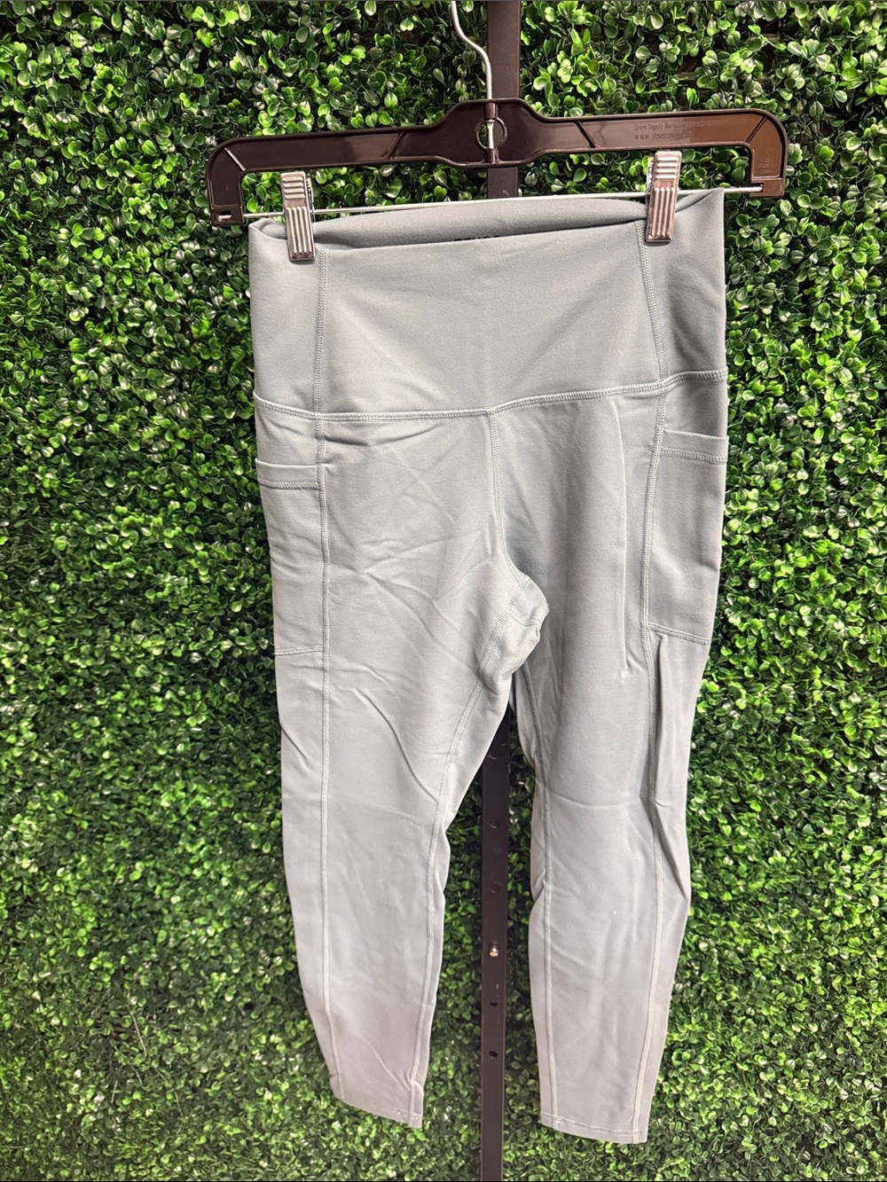 Womens High-Waist Performance Leggings - blue Gray